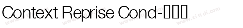 Context Reprise Cond字体转换